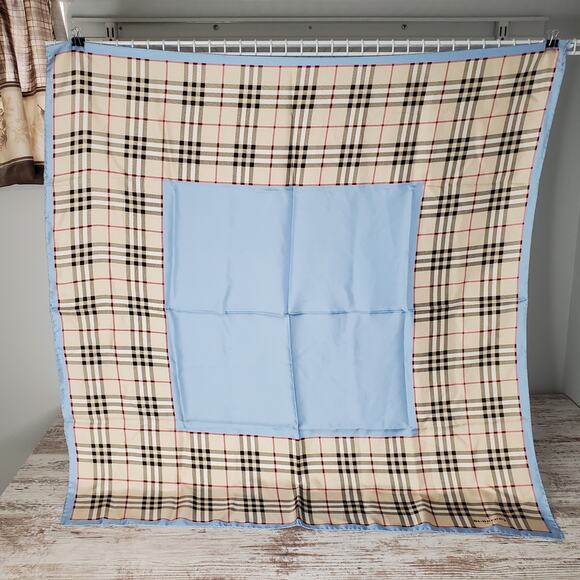 Burberry London Silk Scarf 34" - Picture 5 of 5